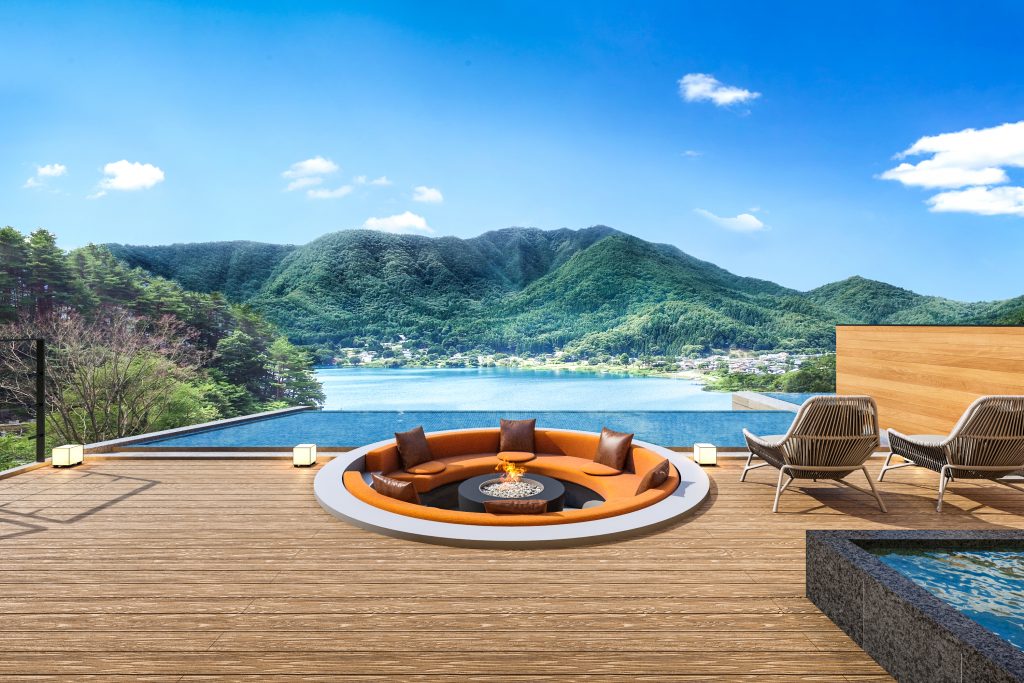 【2026年6月オープン】全棟サウナ・露天風呂付　「奥河口湖 景雅」予約受付を開始